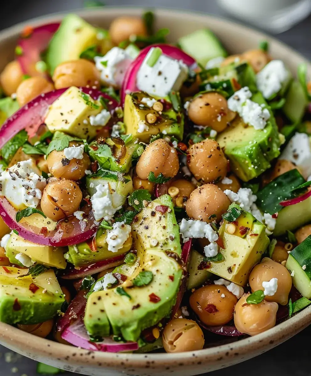 KichererbsenFetaAvocadoSalat