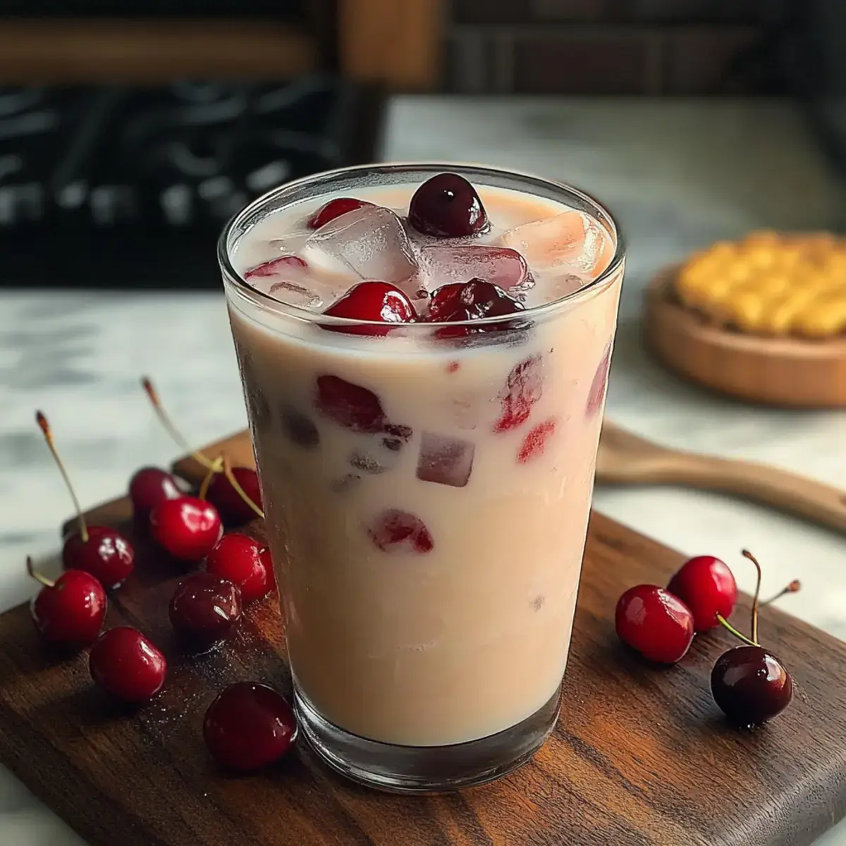 Kirsch Earl Grey Milchtee Rezept