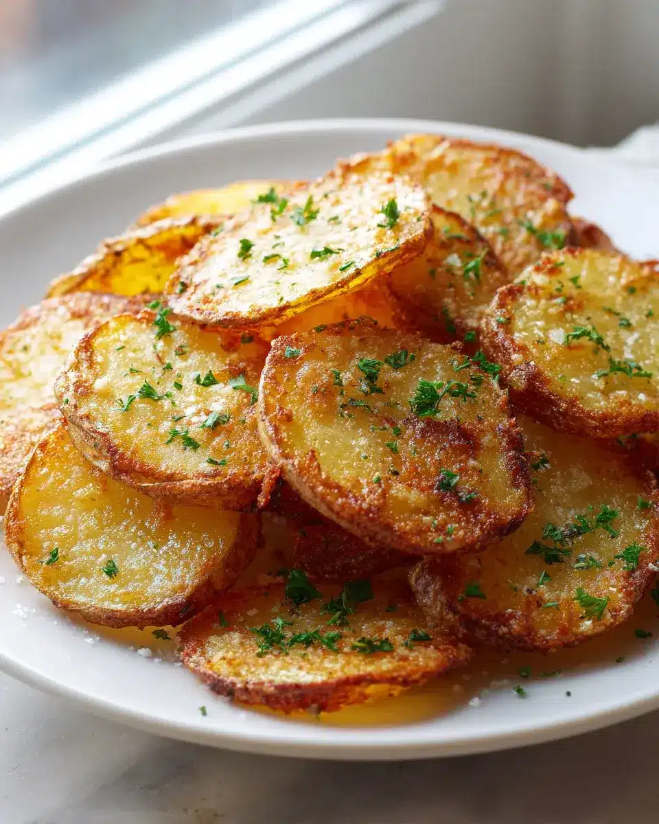 Knusprige Kartoffelscheiben Rezept