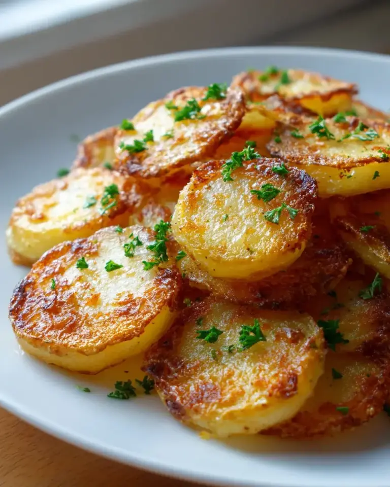 Knusprige Kartoffelscheiben Rezept