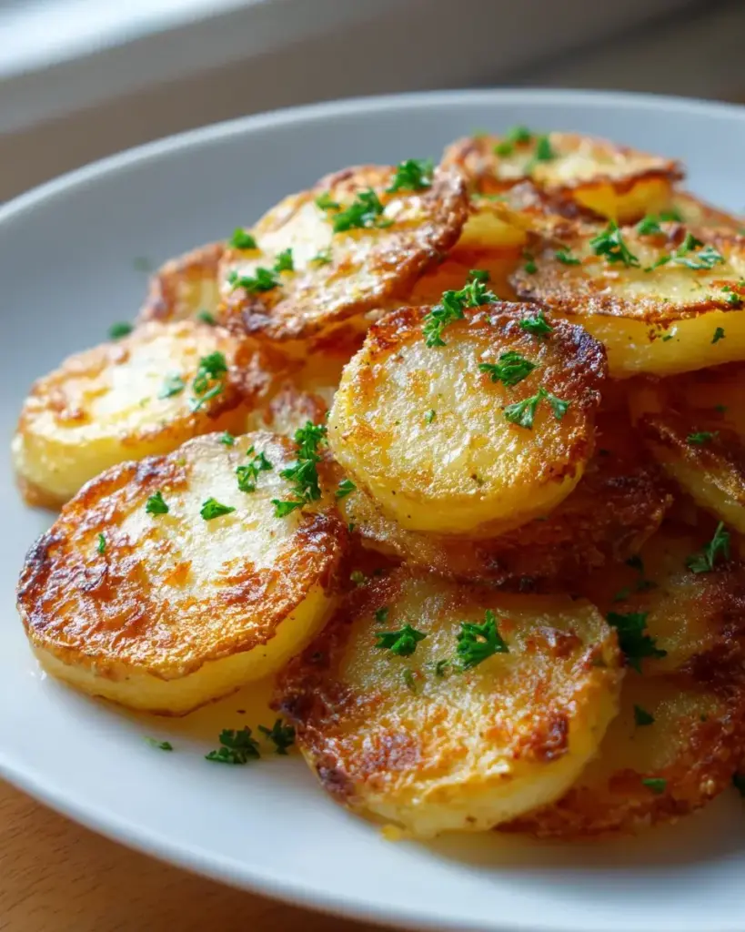 Knusprige Kartoffelscheiben Rezept