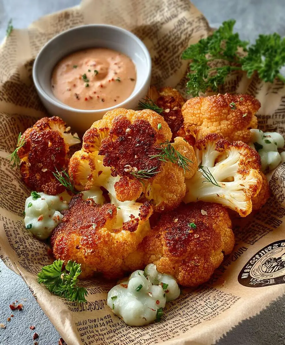Knuspriger Blumenkohl Ofen Rezept