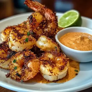 Knusprige Kokosnuss-Garnelen mit Süßer Chili-Mayonnaise