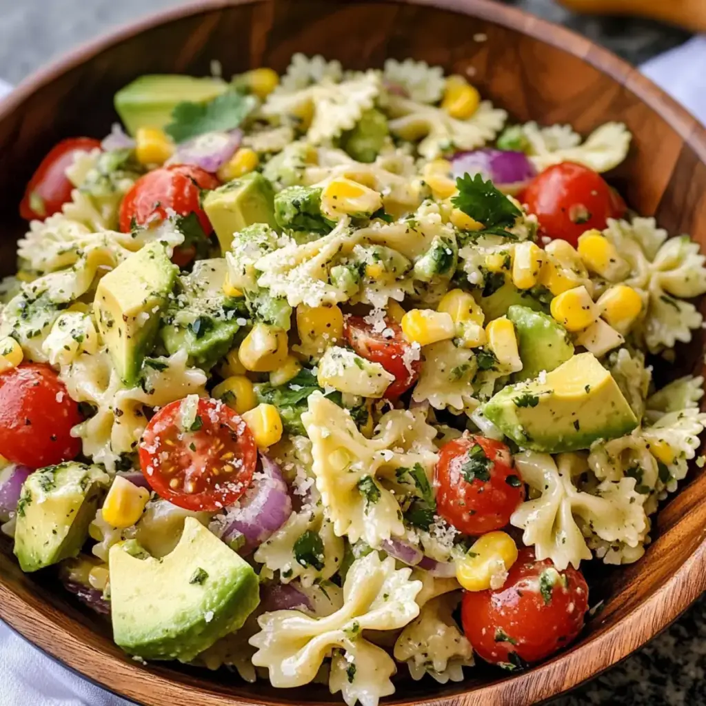 Koriander Limetten Pasta Salat Rezept