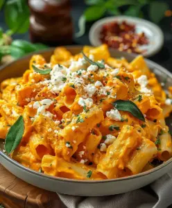 Kürbis Feta Pasta: Das einfache Rezept für den Herbst