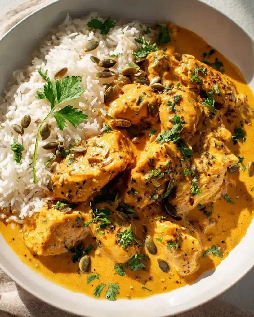Kürbis Hähnchen Pfanne Rezept
