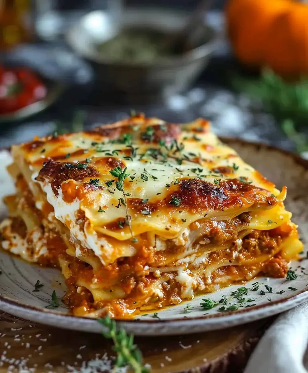 Kürbis Lasagne Rezept