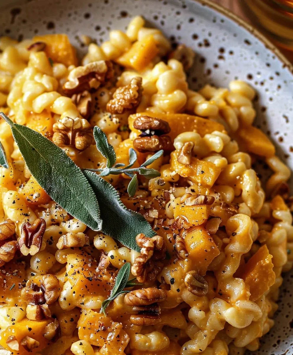 Kürbis Spätzle Walnuss Salbei Rezept