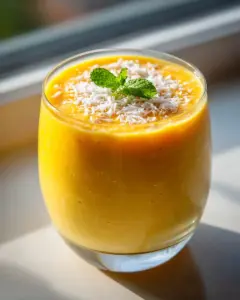 Tropischer Mango-Ananas-Smoothie