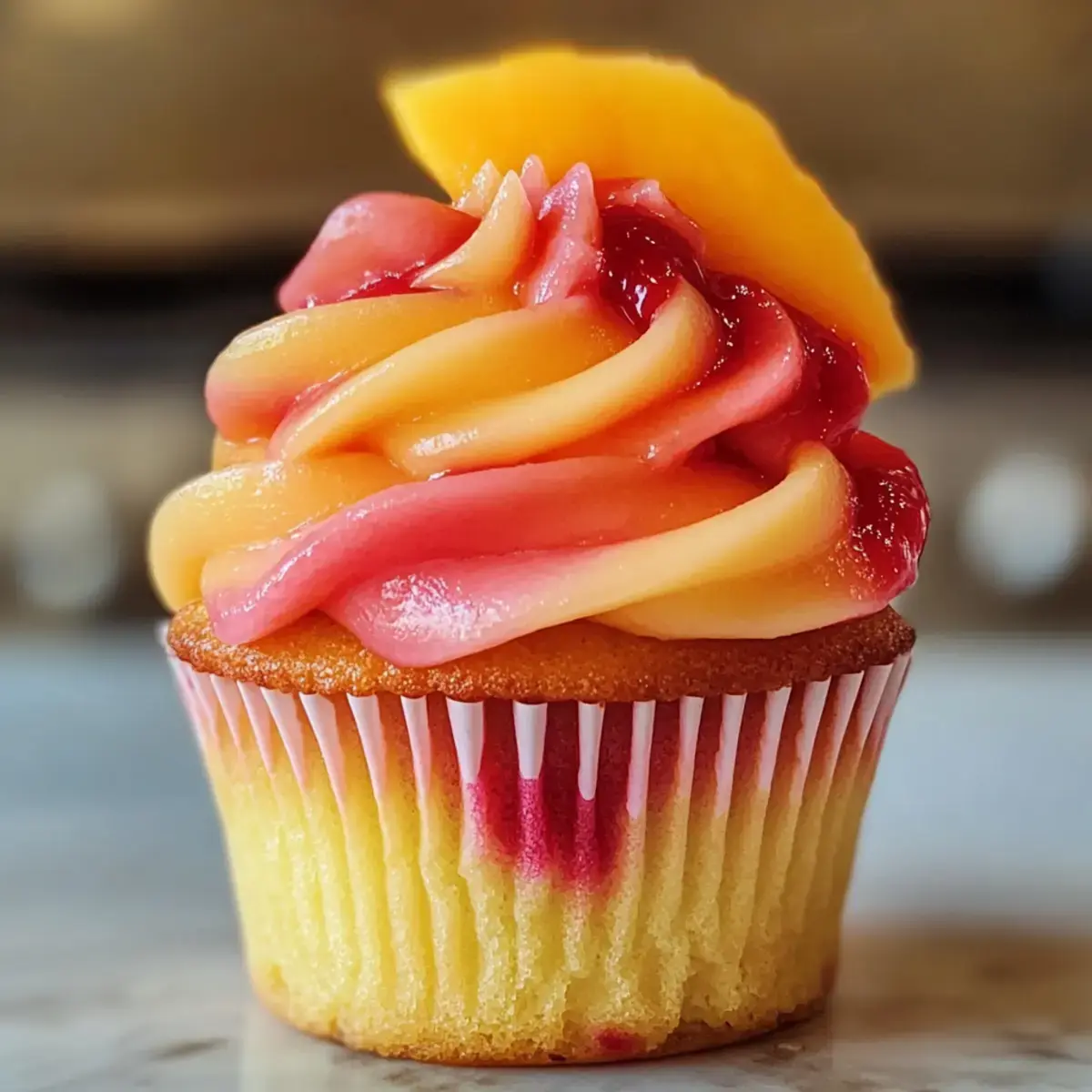 Mango Erdbeer Cupcakes Rezept