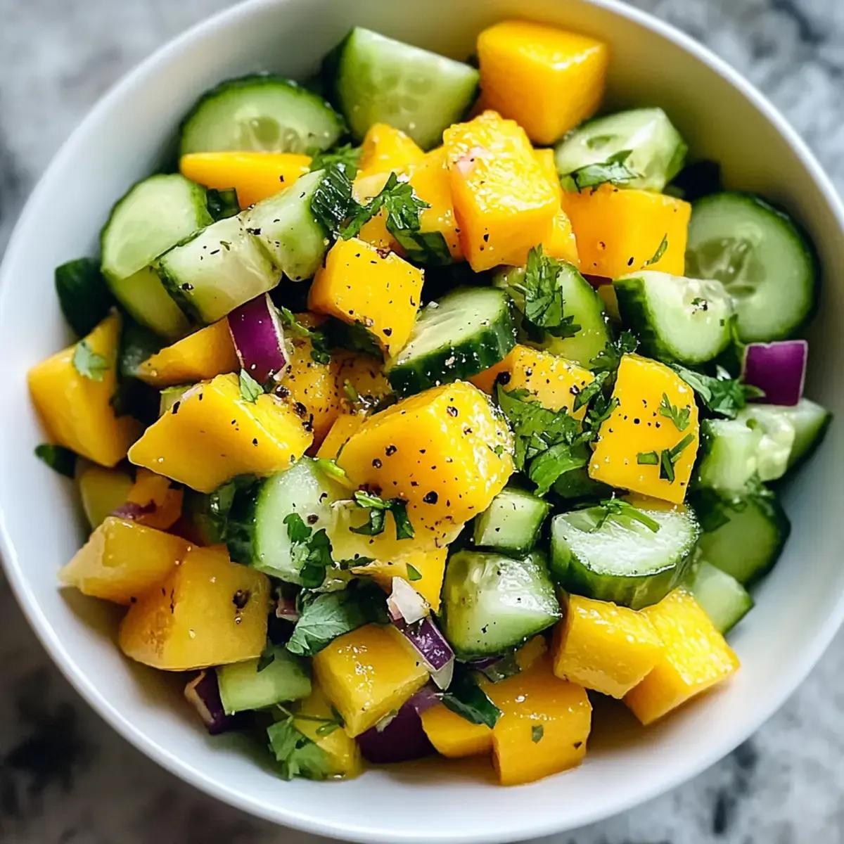 Mango Gurken Salat Rezept