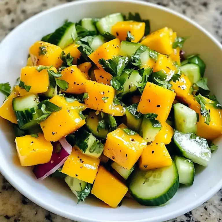 Mango Gurken Salat Rezept