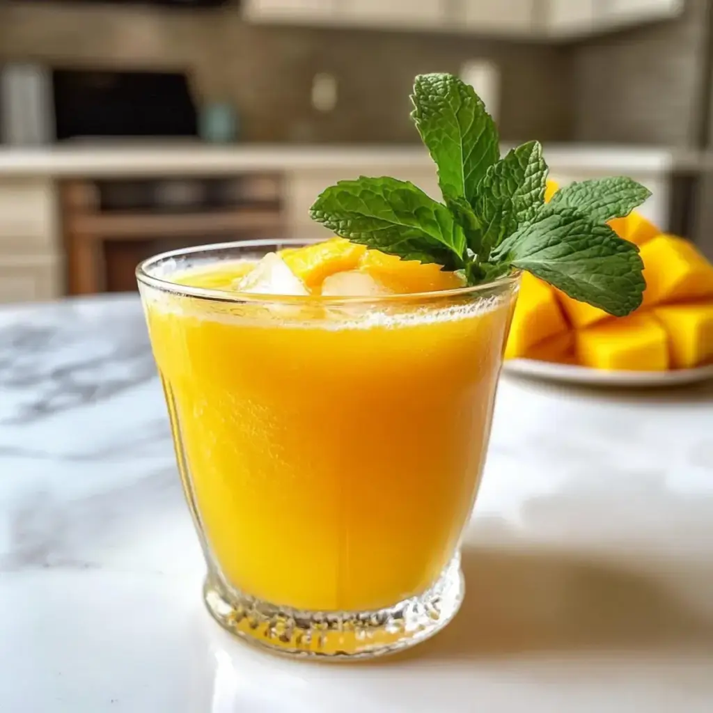 Mango Ingwer Mocktail Rezept
