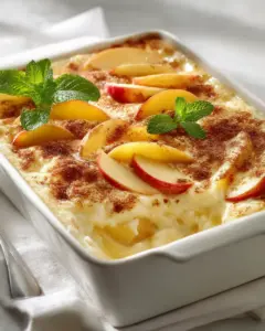 Milchreisauflauf mit Äpfeln