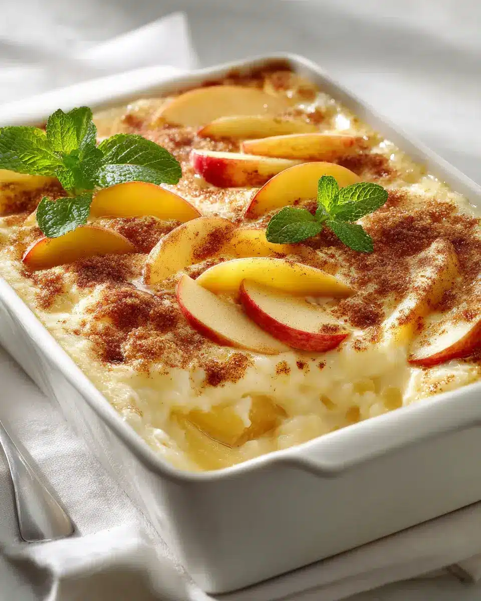 Milchreisauflauf mit Äpfeln Rezept