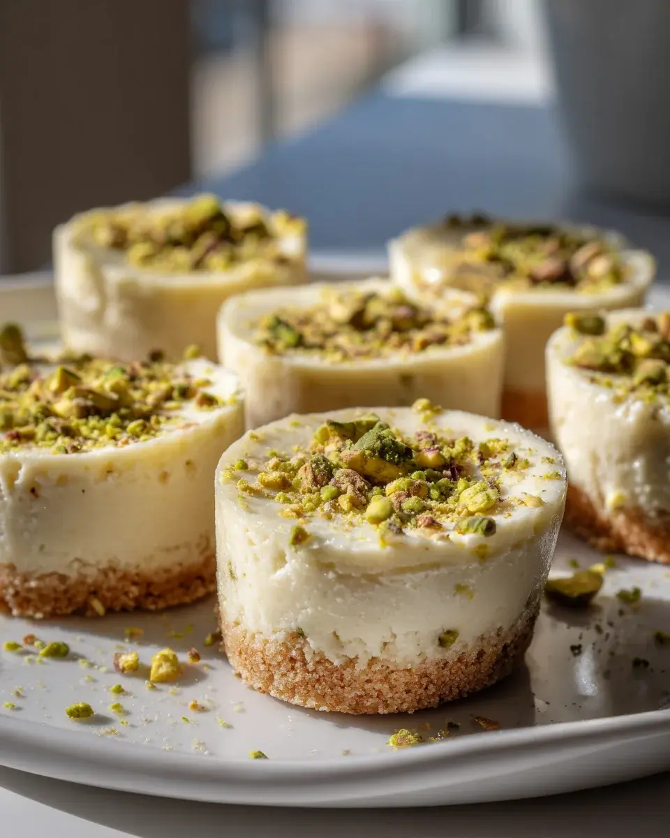 Mini Pistazien Cheesecake Muffinform