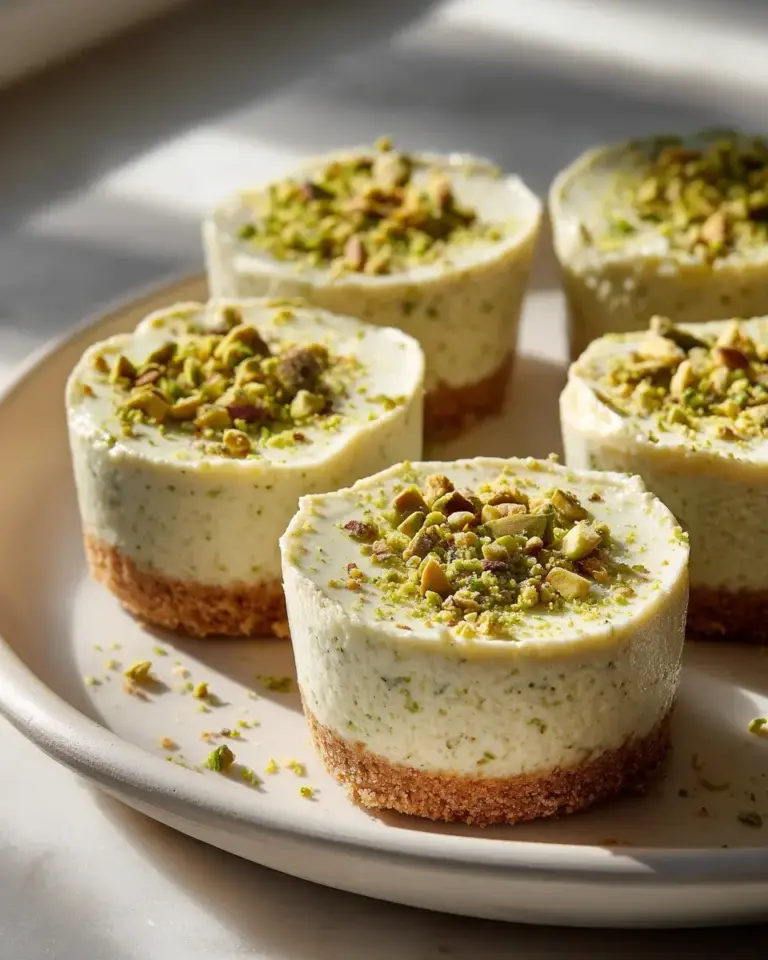 Mini Pistazien Cheesecake Muffinform