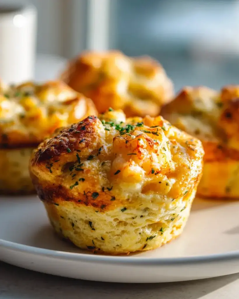 Mini Pot Pie Meeresfrüchte Cheddar Bay Biscuit