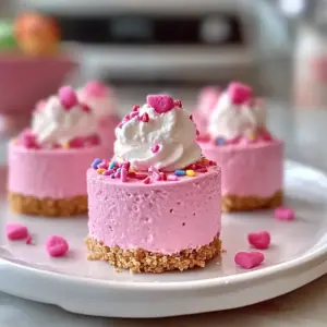 Köstliche No-Bake Pink Velvet Cheesecake Bites