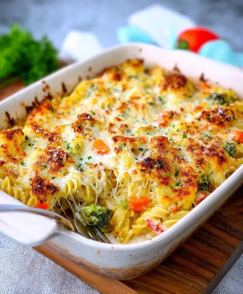 Nudelauflauf mit Gemüse Rezept