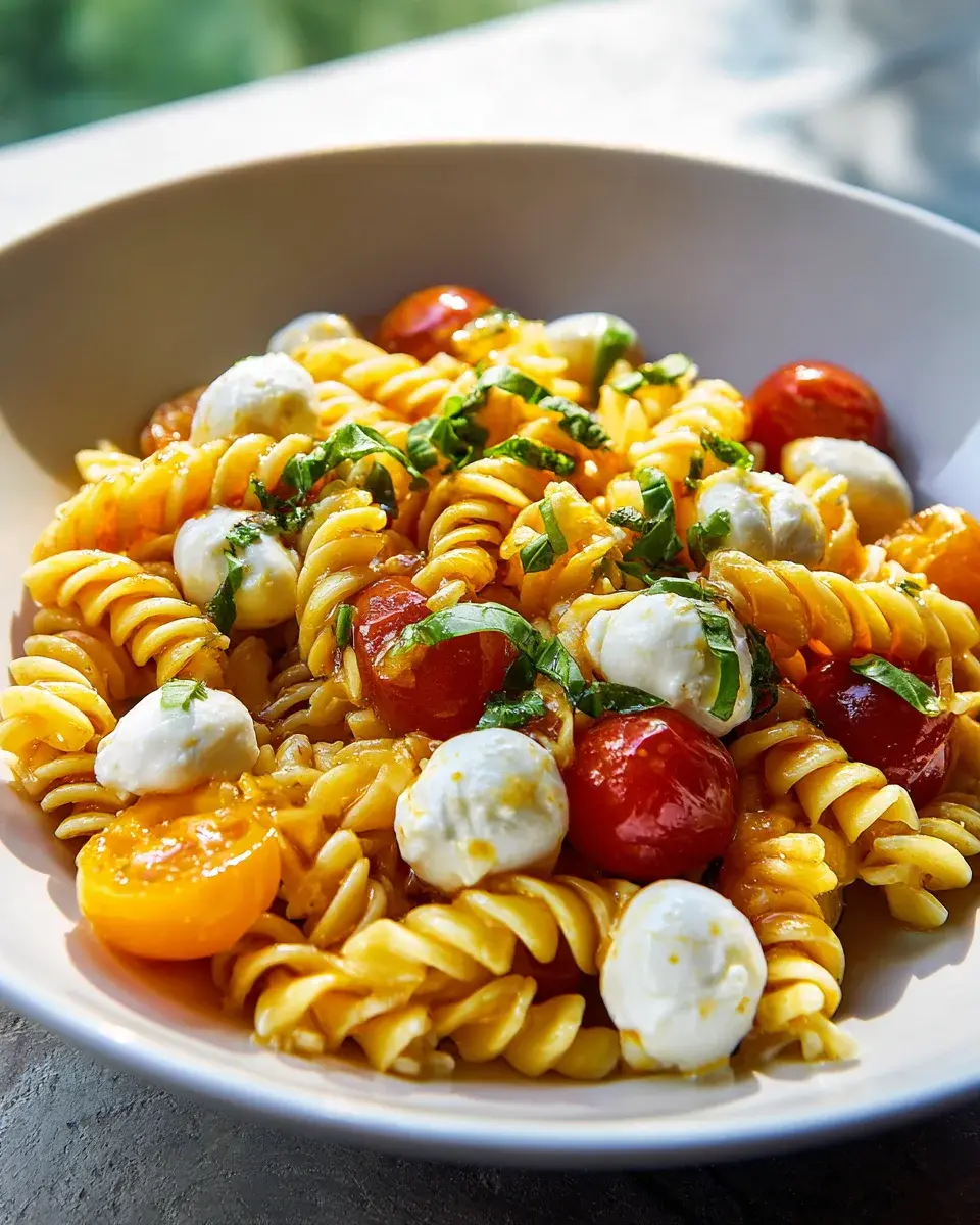 NudelsalatmitMozzarellaRezept