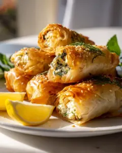 Ofen-Feta-Röllchen: Knusprig und Lecker