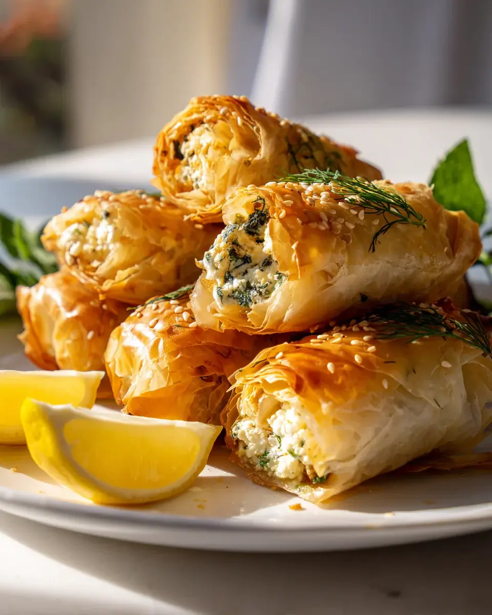 Ofen Feta Röllchen Rezept 2 Ofen Feta Röllchen Rezept
