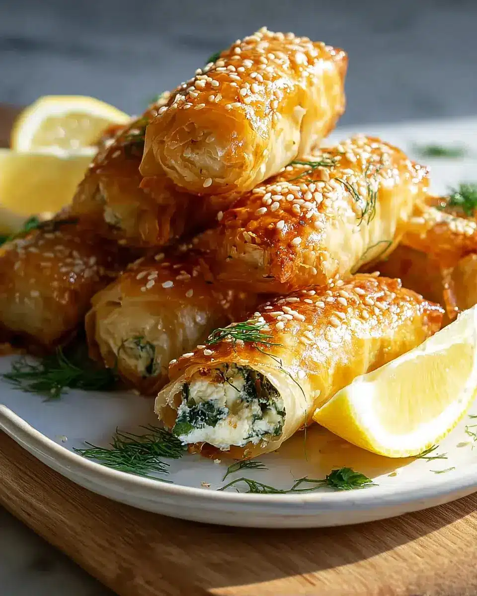 Ofen Feta Rollen Rezept