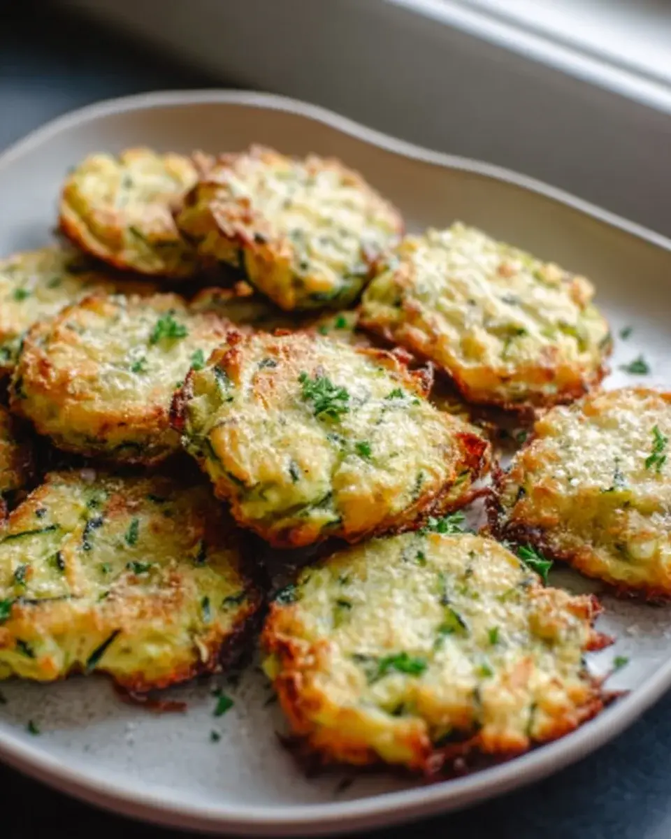 Ofen Zucchini Puffer Rezept