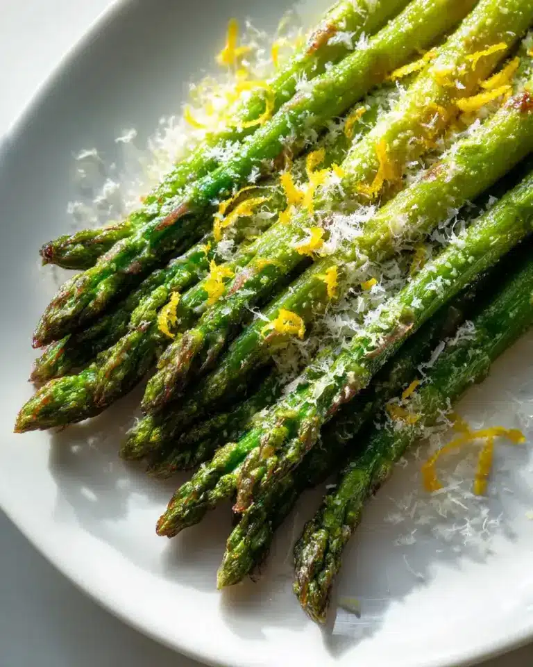 Ofenspargel mit Parmesan