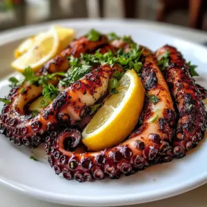 Perfekter Gegrillter Oktopus