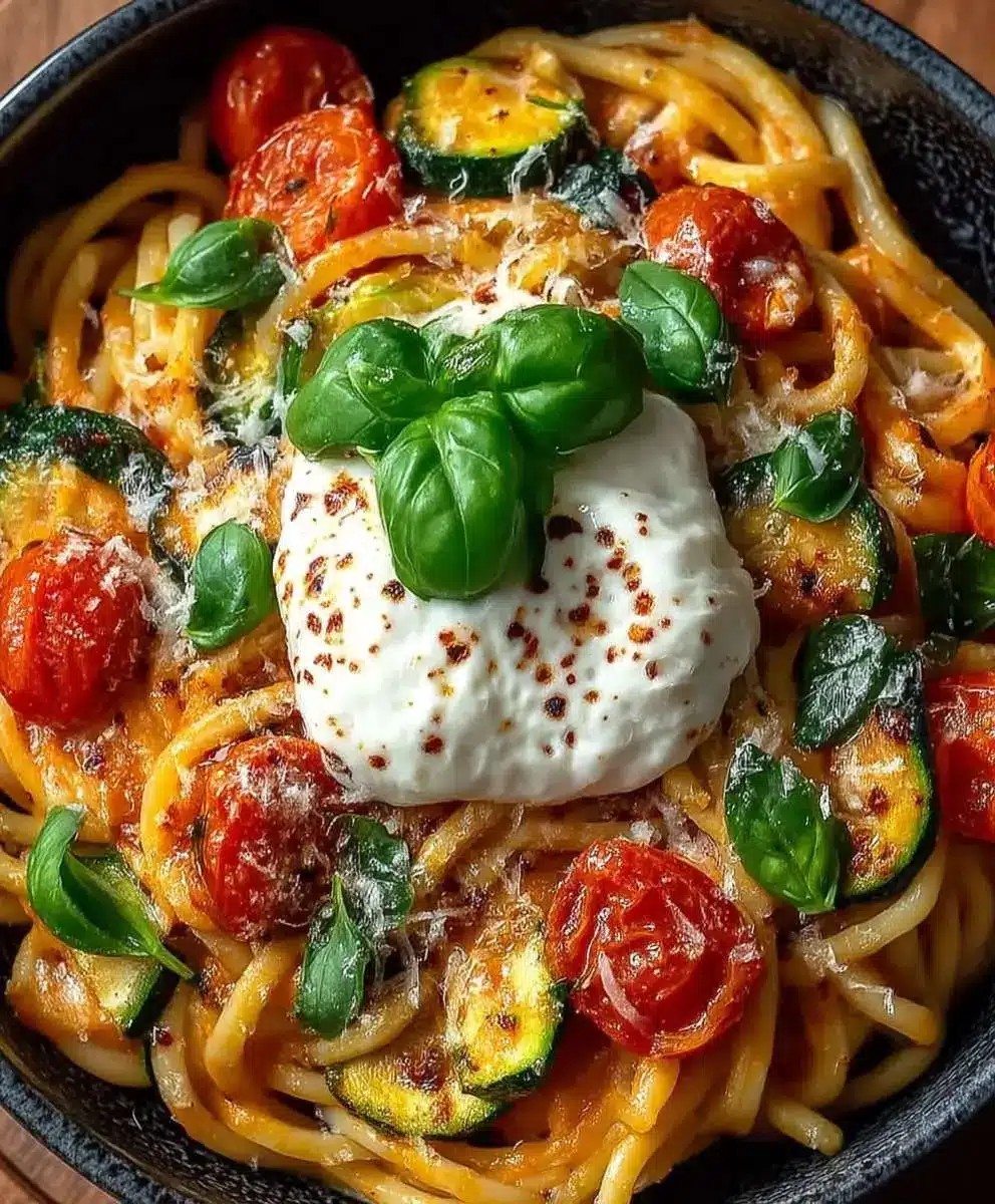 One Pot Pasta Mediterran Rezept
