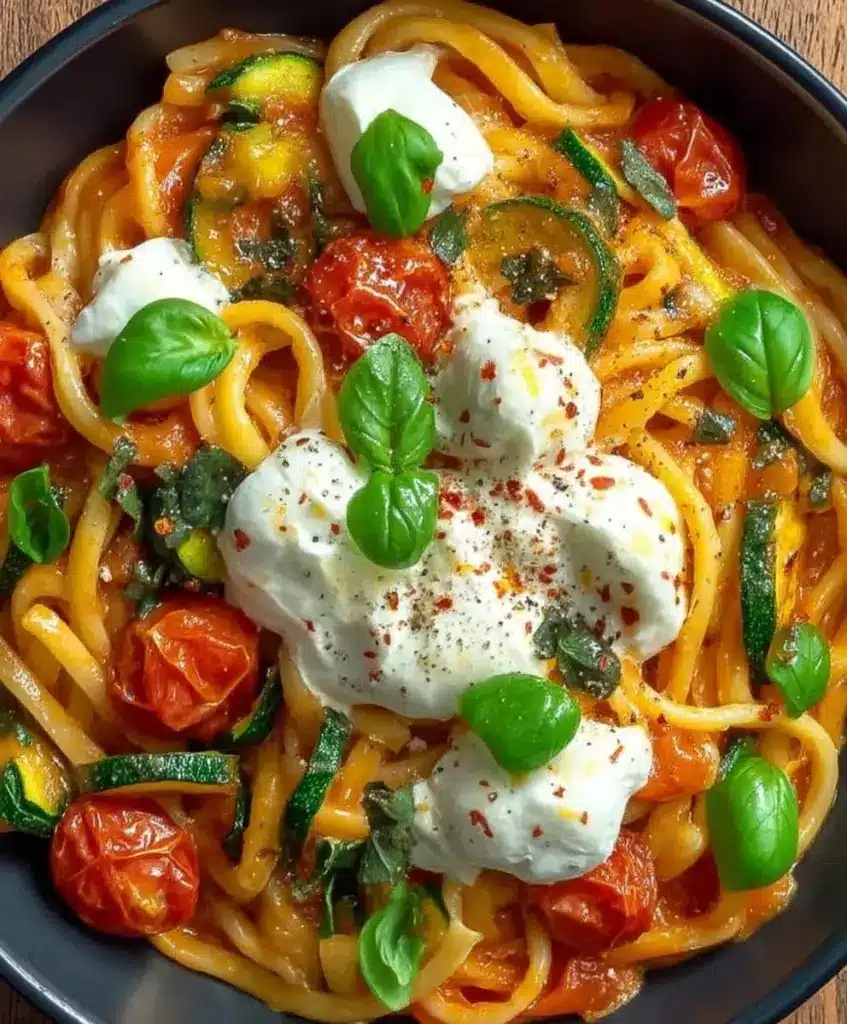 One Pot Pasta Mediterran Rezept