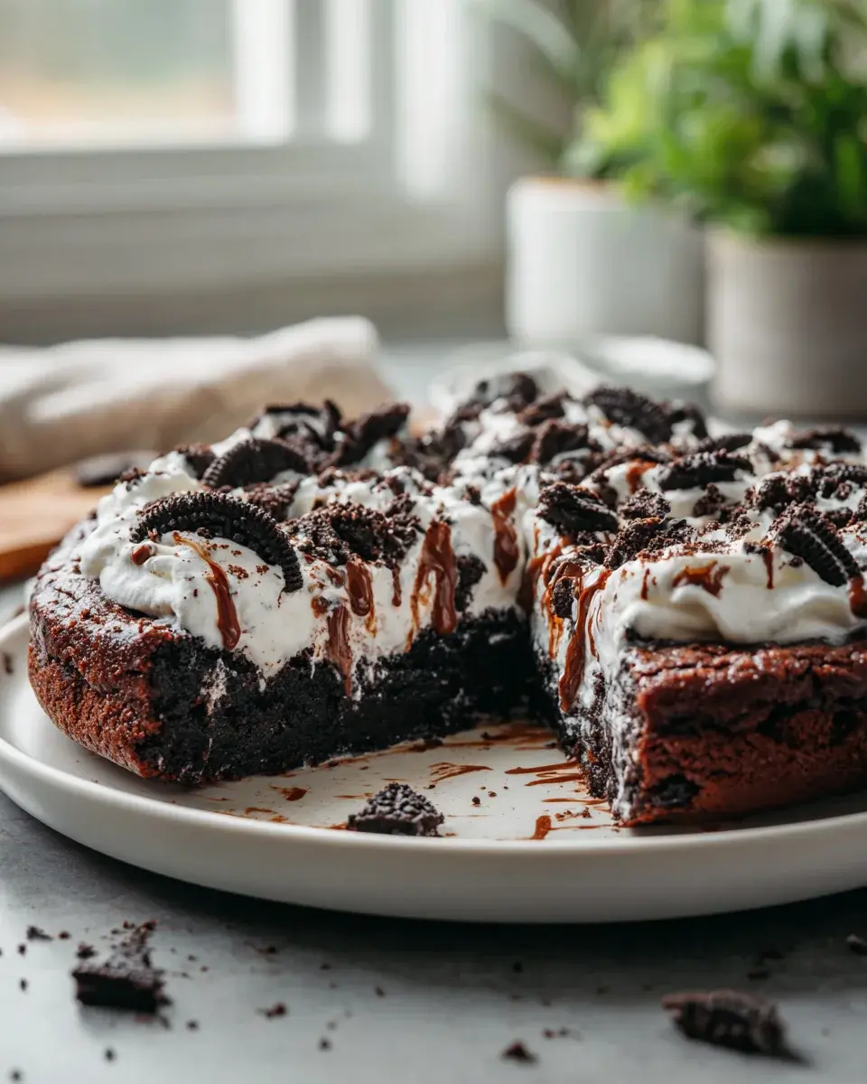 Oreo Brownie Pizza Rezept