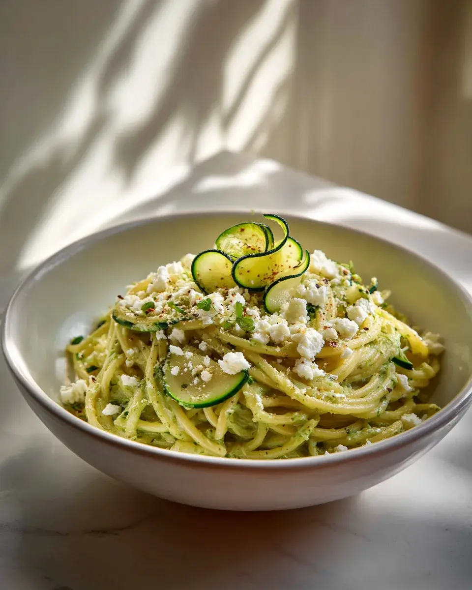 Pasta mit Zucchinisoße