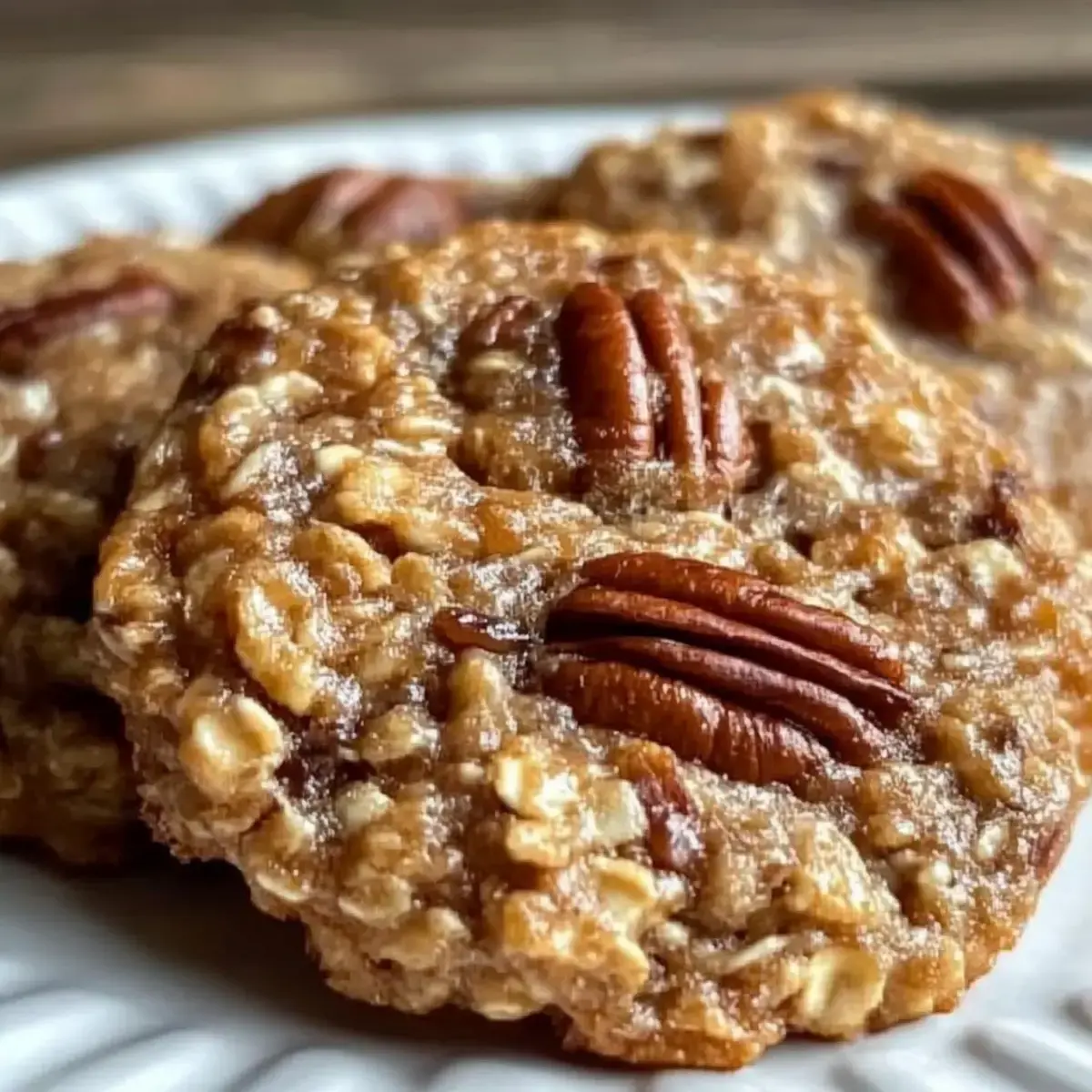 Pekannuss Kuchen Haferkekse Rezept
