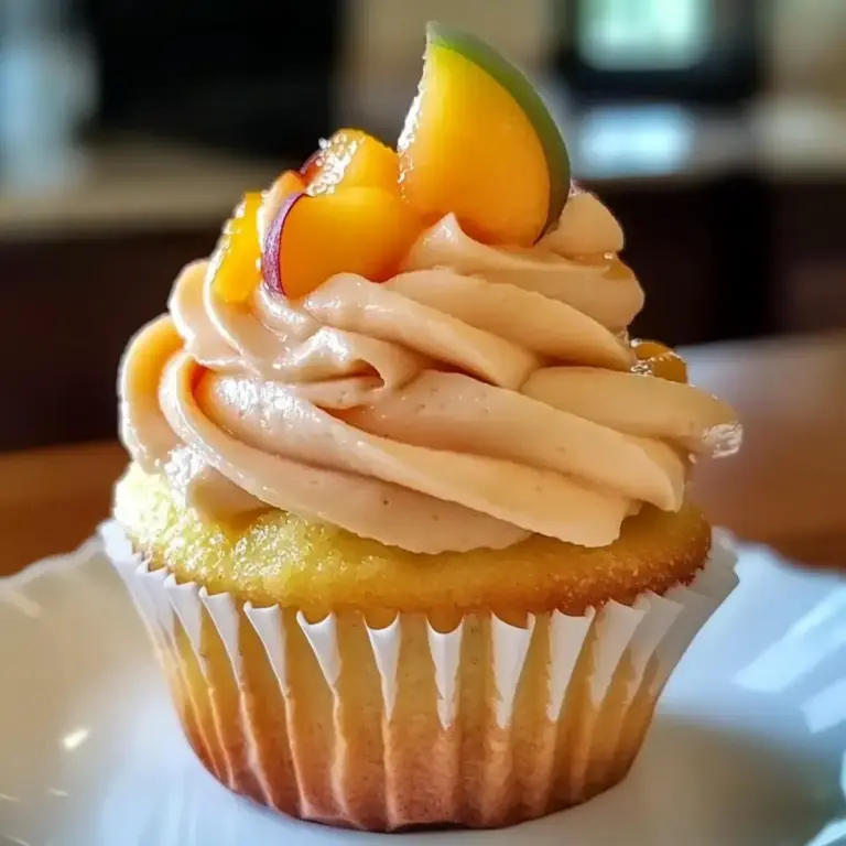 Pfirsich Cupcakes Rezept
