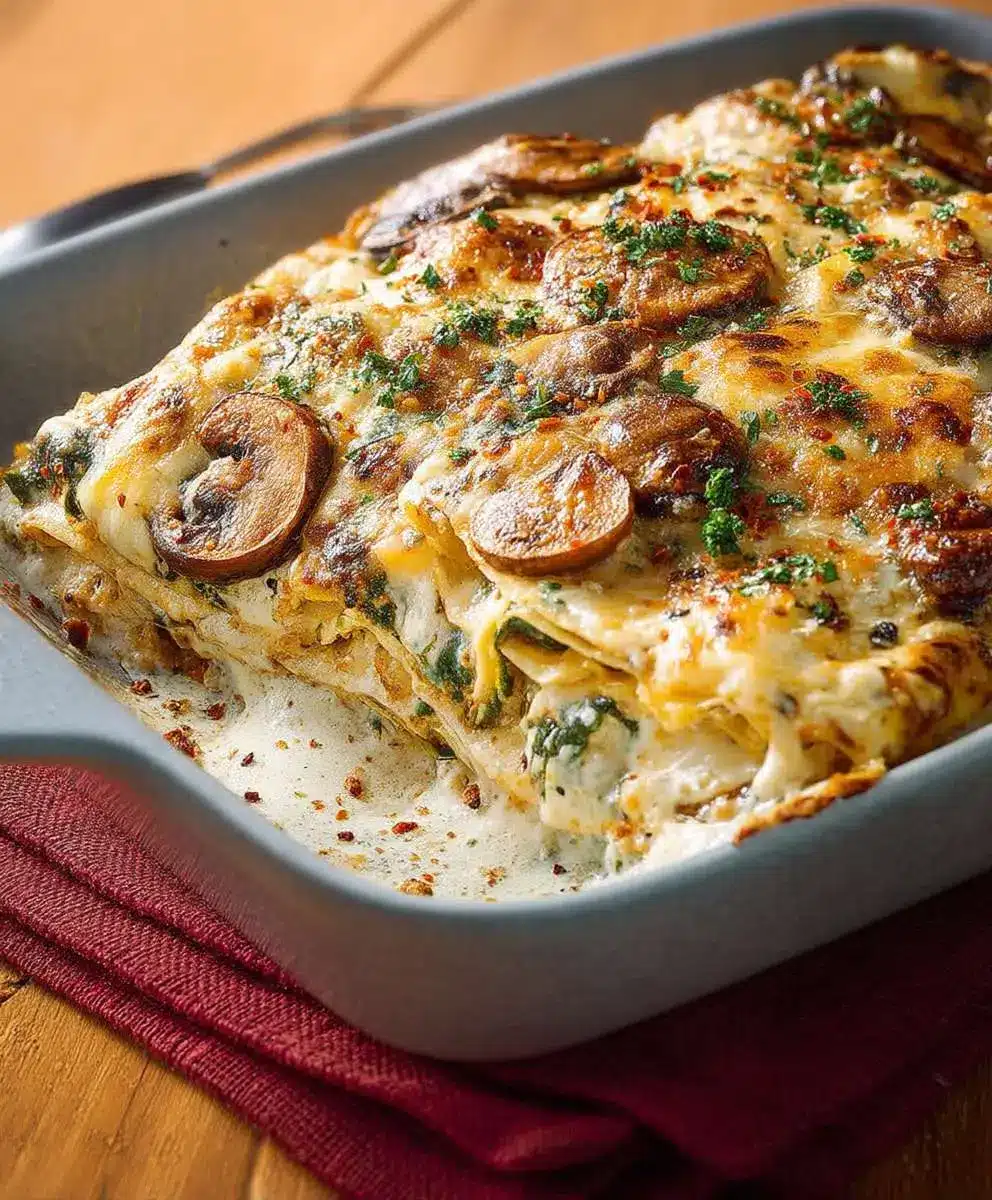 Pilz Lasagne Rezept