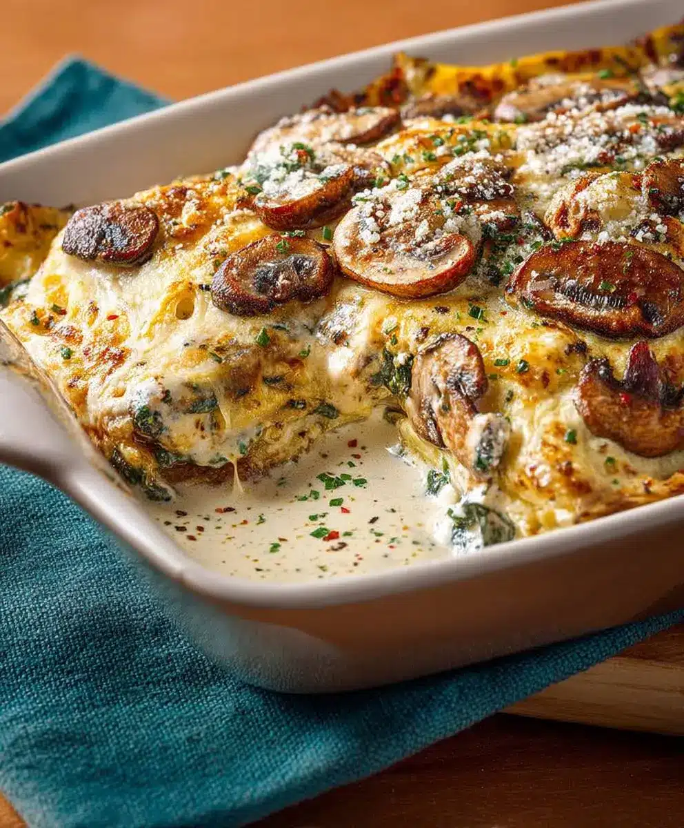 PilzLasagneRezept