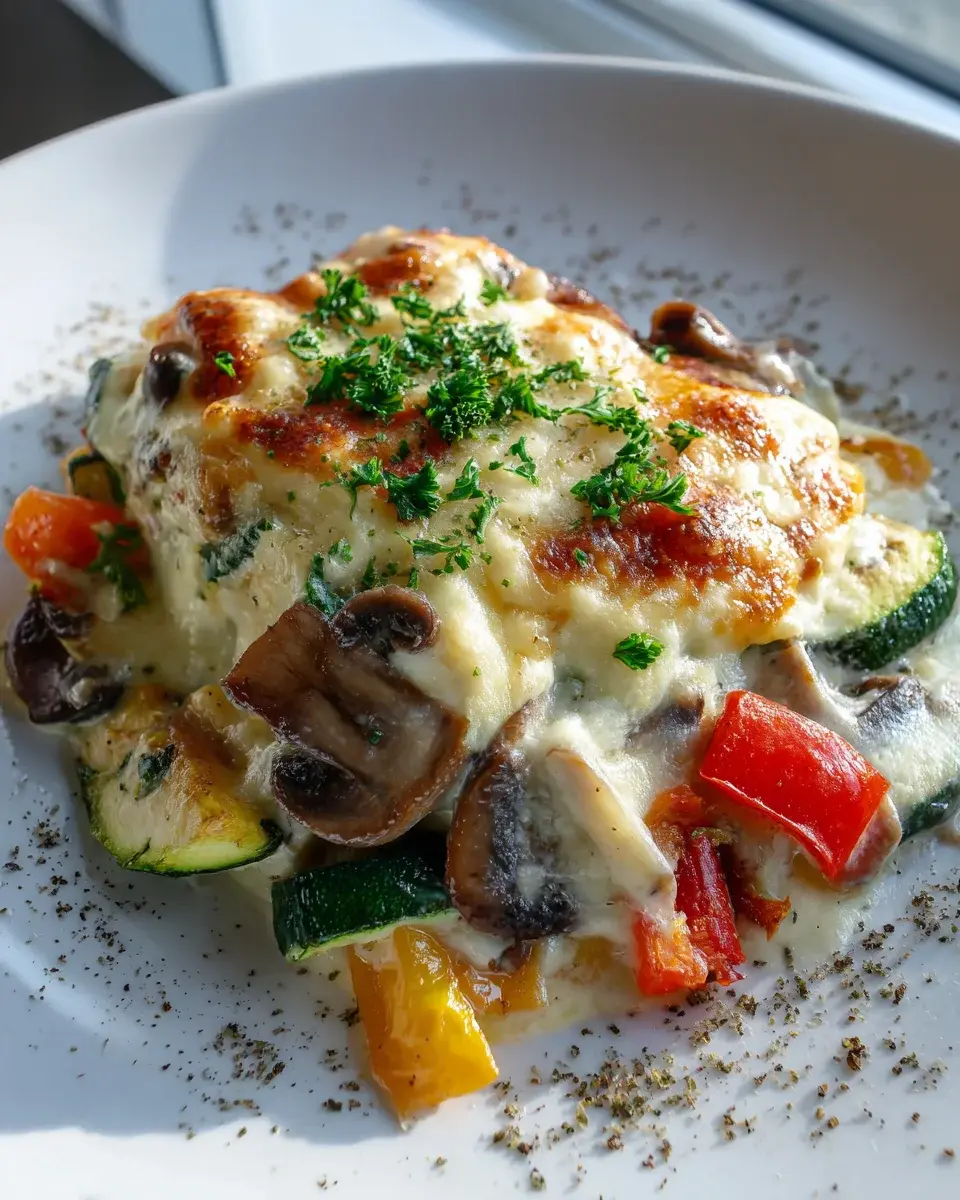Pilzgemüse Auflauf Rezept
