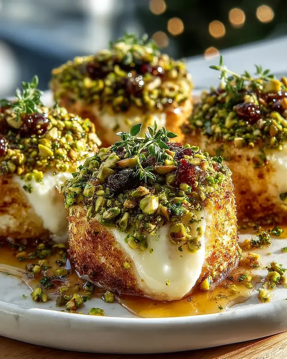 Pistazien Brie Bites Rezept