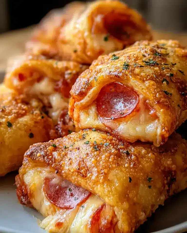 Pizzabrötchen aus der Heißluftfritteuse