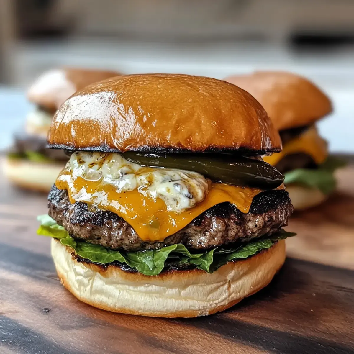 Poblano Popper Burger Rezept