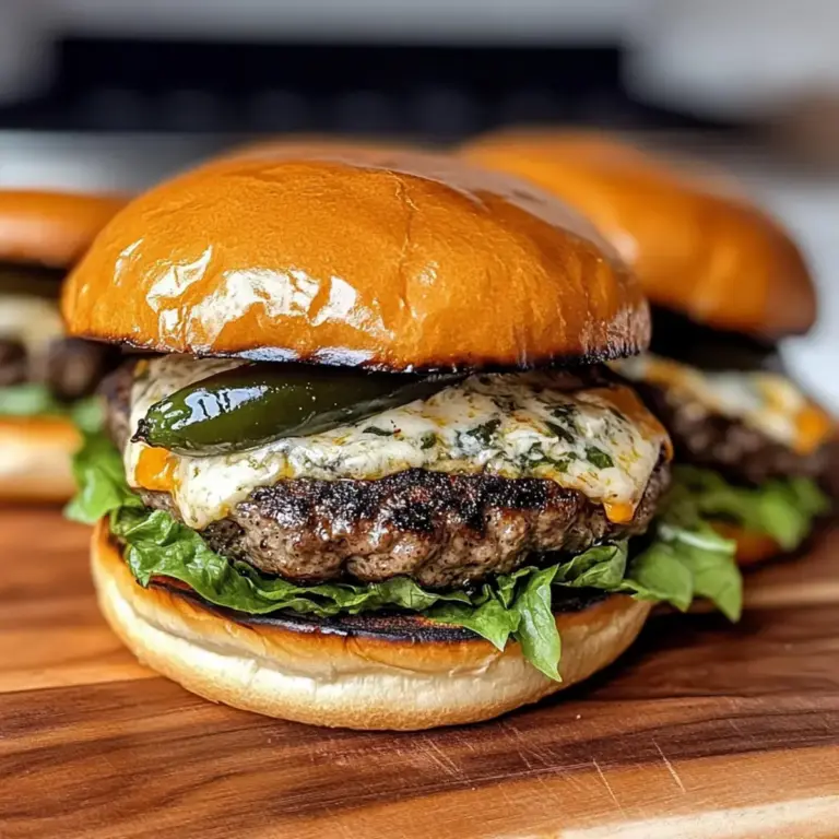 Poblano Popper Burger Rezept