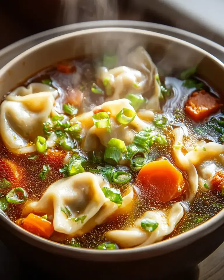 Potsticker Suppe Rezept