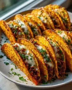 Knusprige Rinderhackfleisch-Tacos