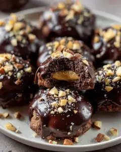 Rocher Plätzchen Nougat Schoko Weihnachtskekse