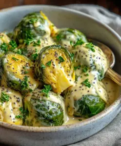 Rosenkohl in Frischkäse-Senfsauce: Das einfache Rezept für Genießer