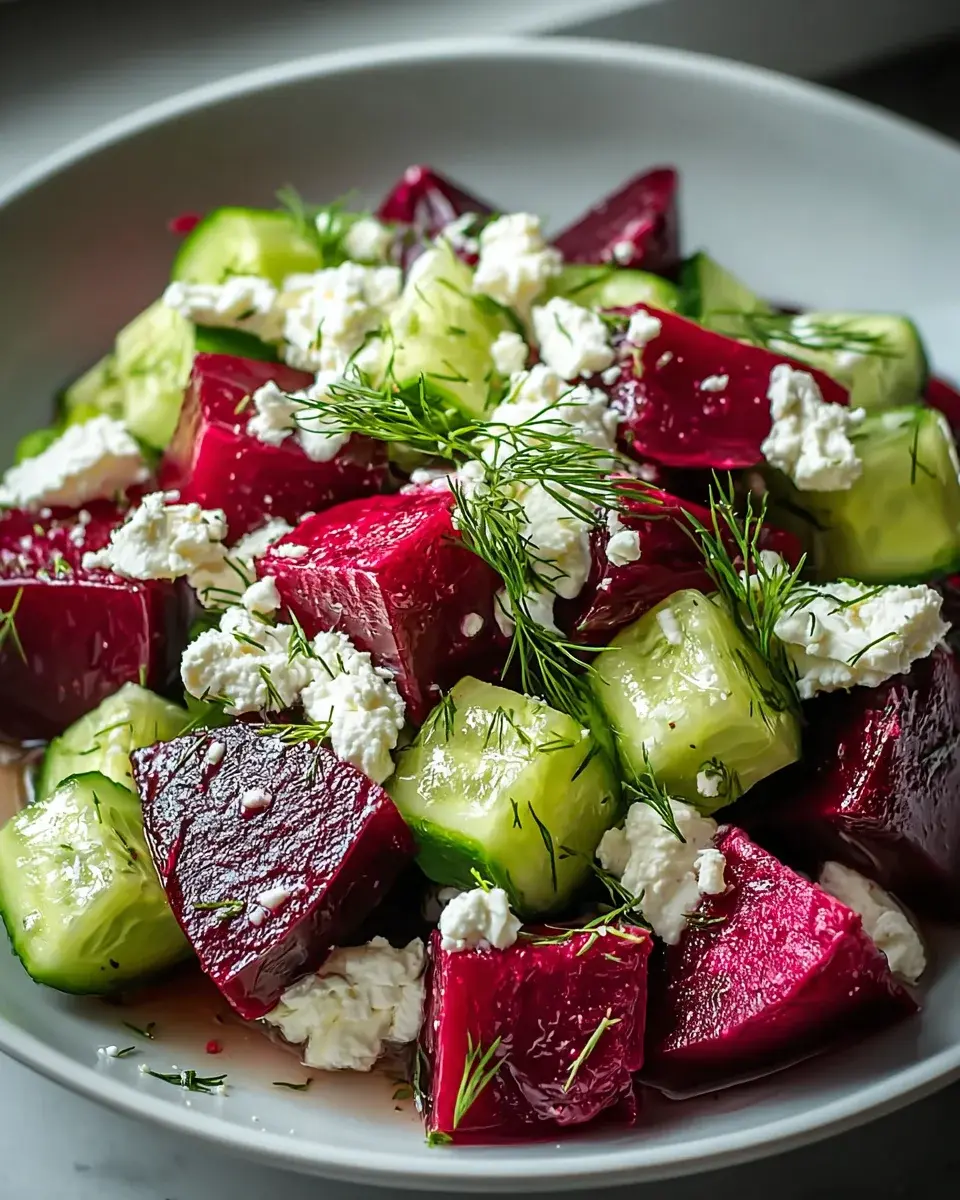 Rote Bete Salat mit Feta