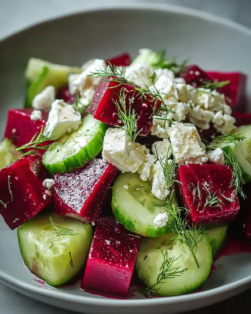 Rote Bete Salat mit Feta